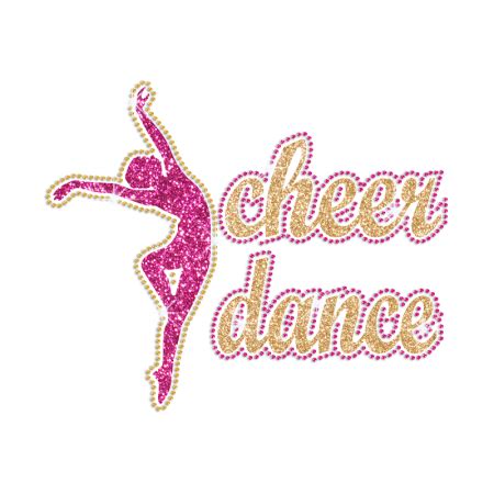 Cheer Dance Hotfix Glitter Rhinestone Transfer CSTOWN