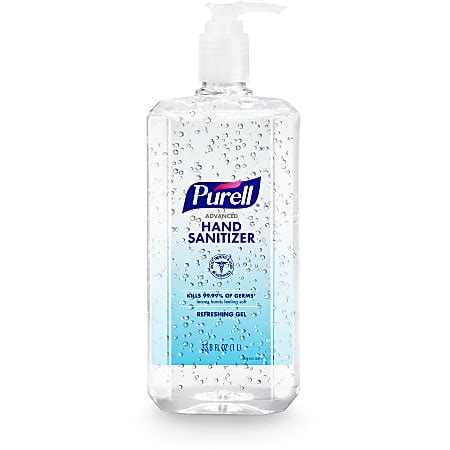 Purell Advanced Hand Sanitizer Refreshing Pump Bottle Gel Clean Scent