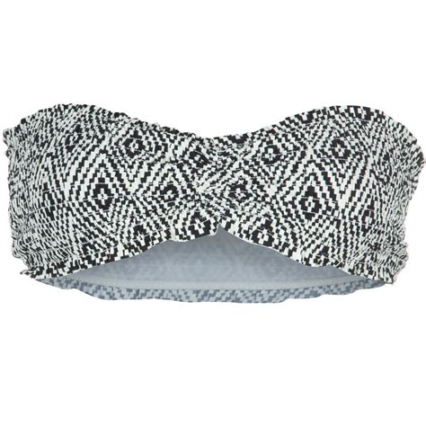 O Neill Marina Smocked Bandeau Bikini Top Women S Clothing