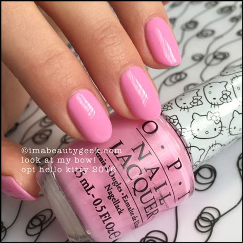 Opi Hello Kitty Complete Manigeek Guide Beautygeeks