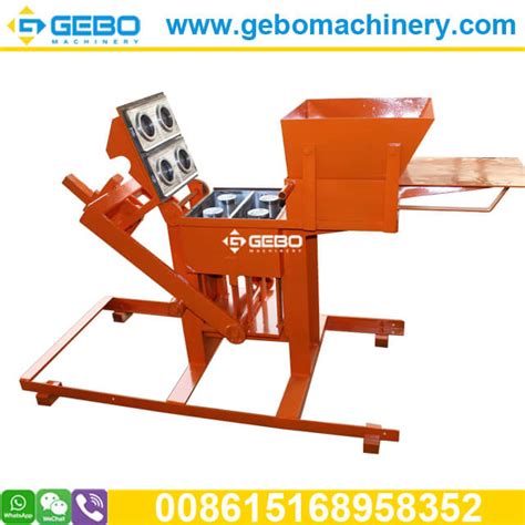 Qmr2 40 Manual Interlocking Clay Brick Making Machine