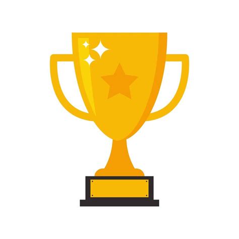 Gold Trophy Icon Trophy Winner Icon Illustration 58539499 Vector Art at ...