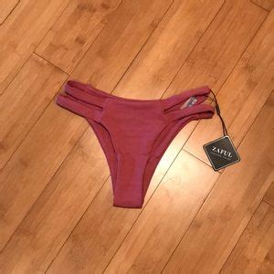 Zaful Swim New Zaful Lipstick Pink Bikini Bottoms Small Poshmark
