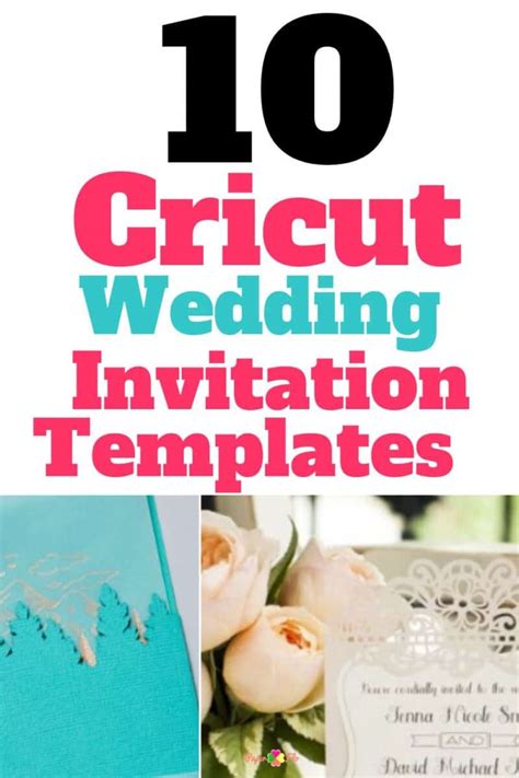 10 Pretty Cricut Wedding Invitation Templates: 3 Free Designs