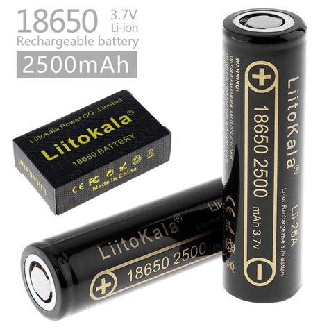 Купить Аккумулятор литий-ионный 18650 LiitoKala Lii-25A 2500mAh 3.7V ...