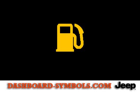 Jeep Low Fuel Warning Light Dashboard Symbols Warning Lights
