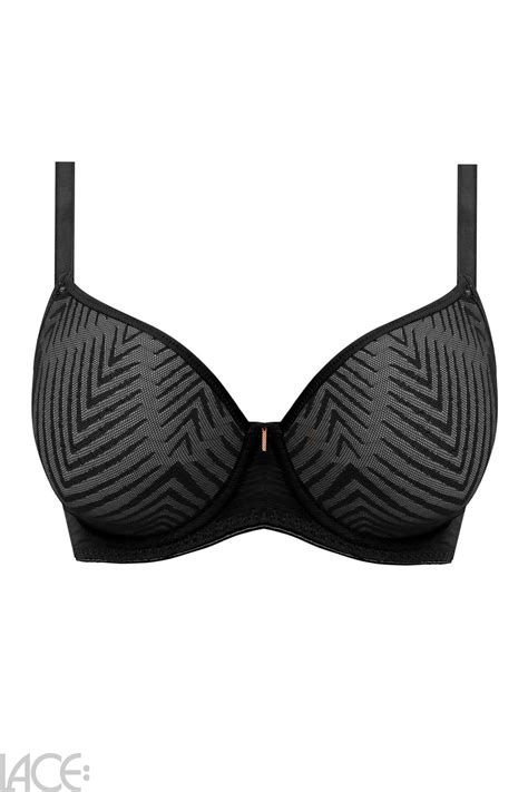 Freya Lingerie Tailored Push Up Beha E J Cup BLACK Lace Lingerie Nl