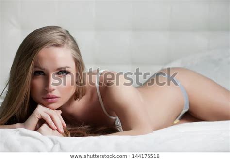 Sexy Beautiful Girl Lingerie Bed 600w 144176518 Wild Entertainment