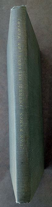 Belleza En Verso 1917 1923 De JimÉnez Juan Ramón Los Papeles