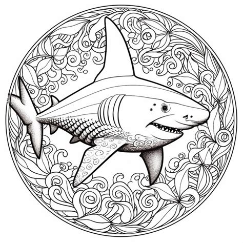 Premium AI Image | a shark with a large mouth and a large mouth in a