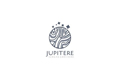 Jupiter Planet Logo Graphic by 3ab2ou · Creative Fabrica