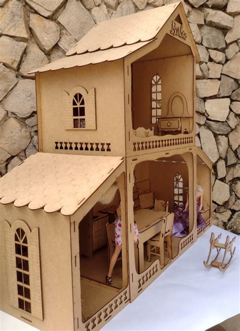 Moveis Casa Da Barbie - Casa da Barbie 80 cm de Altura +20 Móveis | Elo7