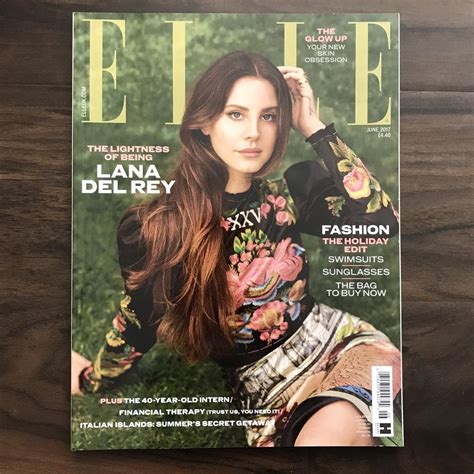 Lana Del Rey Magazine Elle Uk 2017 Depop