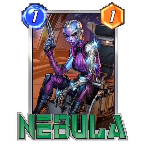 Nebula Marvel Snap Card Variant - Marvel Snap Zone