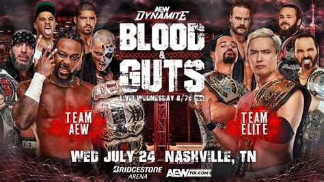 Aew Dynamite Blood Guts Match Card And Preview