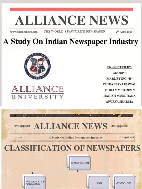 Analysis of the Indian Business Newspaper Industry: Market Trends