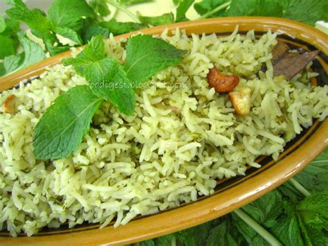 spice pudina ricemint flavoured rice