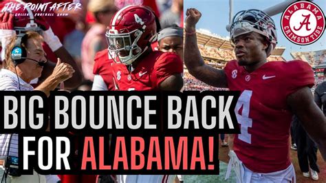 Alabama Bounced Back Against Ole Miss Can The Tide Win Sec Jalen