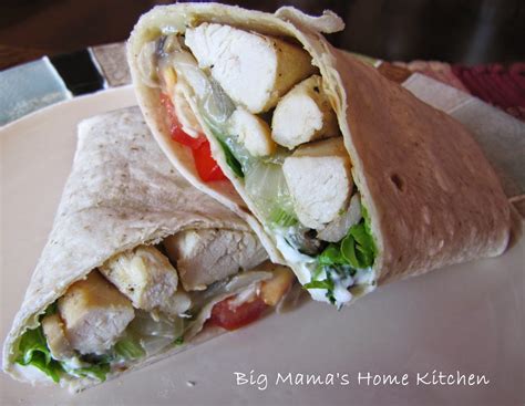 Big Mama S Home Kitchen Philly Chicken Wraps