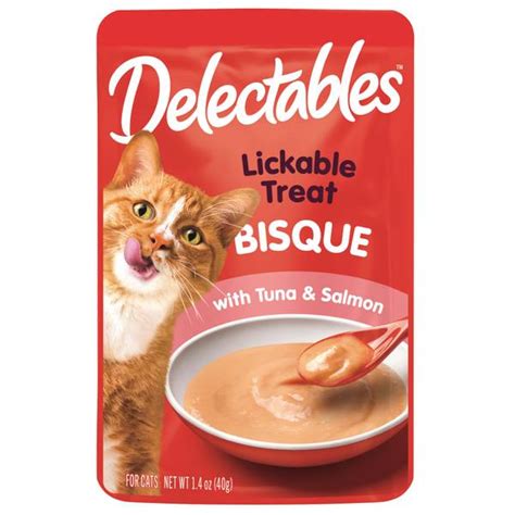 Delectables 1 4oz Bisque Tuna And Salmon Cat Food 12947 Blains