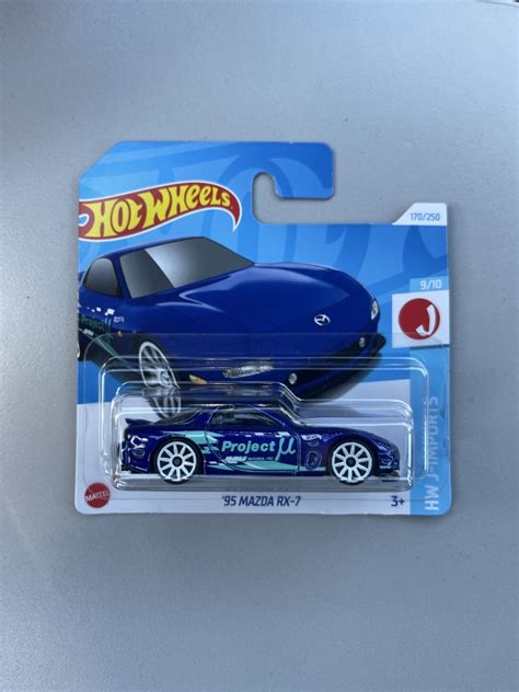 Mazda RX7 95 Hot Wheels niebieska Project Tomaszów Lubelski Kup teraz na Allegro Lokalnie