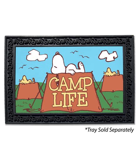 Buy Peanuts® Camp Life Snoopy Doormat Camping Snoopy