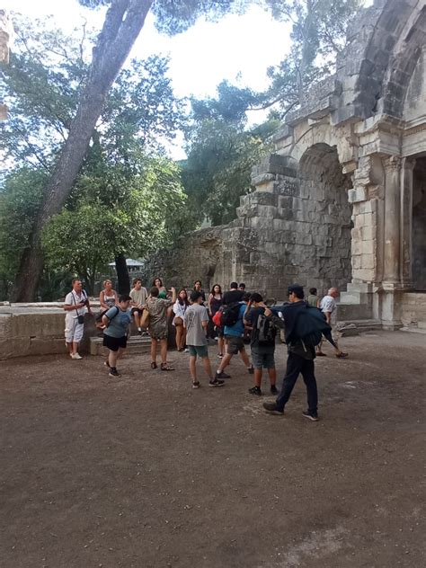 Gira 2022 Visita a Aix en Provence Pont du Gard y Nimes Lycée Claude Gay OSORNO