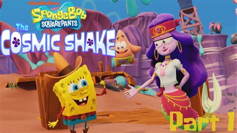 SpongeBob SquarePants The Cosmic Shake Part Bikini Bottom Wild West Jellyfish Fields