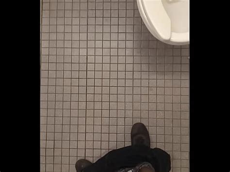 Beating My Wet Cock In The Library S Restroom Xvideos