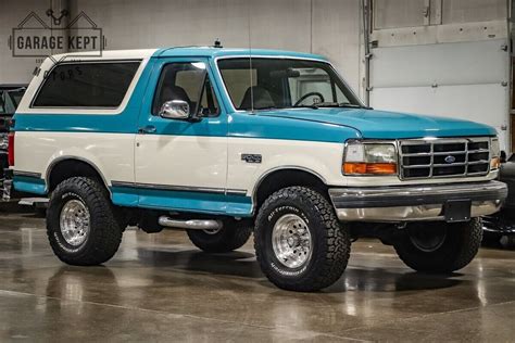 1992 Ford Bronco Teal & White Suv 5.0l V8 138208 Miles - Used Ford ...