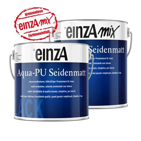 EinzA Aqua PU Seidenmatt EinzA