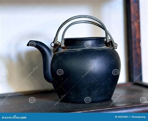 Chinese Kettle Stock Image Image Of Qian Aging States 44322681