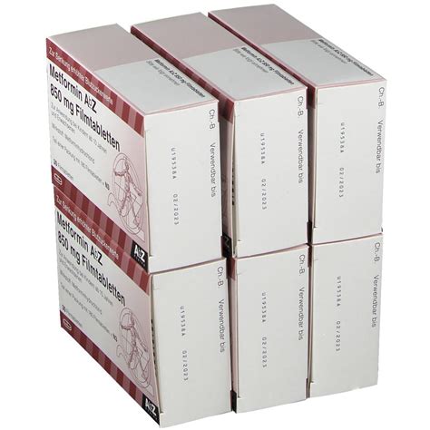 METFORMIN AbZ 850 mg 180 St mit dem E-Rezept kaufen - Shop Apotheke