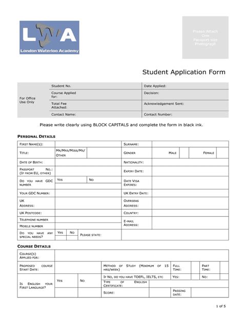 Fillable Online Please Write Clearly Using Block Capitals And Complete