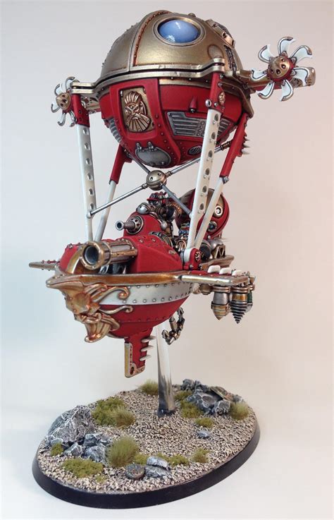 My first fire-ship finally done! (Grunstock Gunhauler) C+C welcome