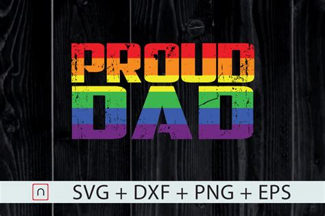 LGBT Gay Pride Proud Dad Father S Day By Novalia TheHungryJPEG