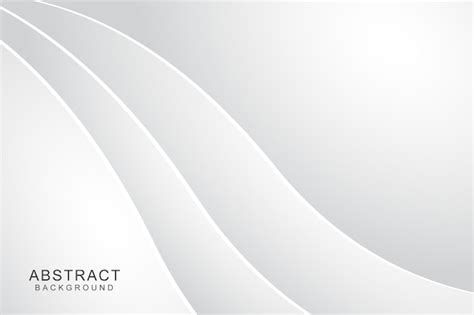 Diseño De Fondo Blanco Minimalista Vector Premium