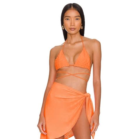 Good American Swim Nwt Neon Orange Good American Swim Bikini Set Size Small Poshmark