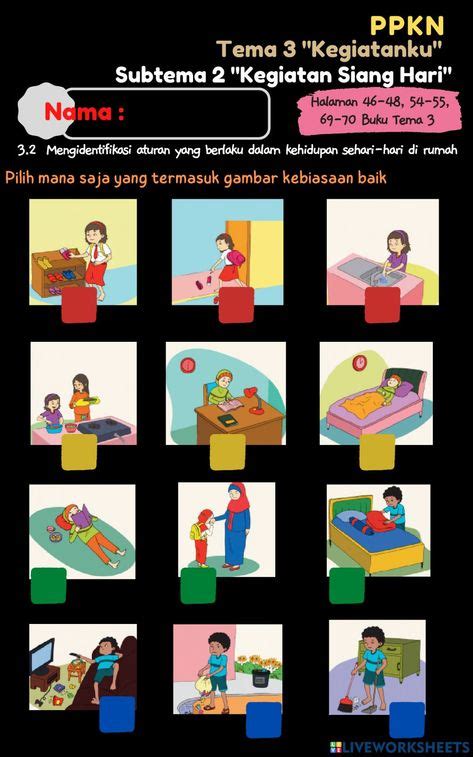 Aturan Dirumah Kelas 1 Sd