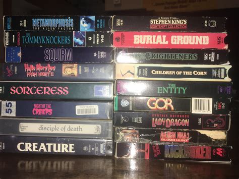Thrift Finds. Are Any of These Valuable / Desirable Tapes? : r/VHS
