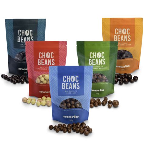 Choc Beans T Pack Merlo Coffee