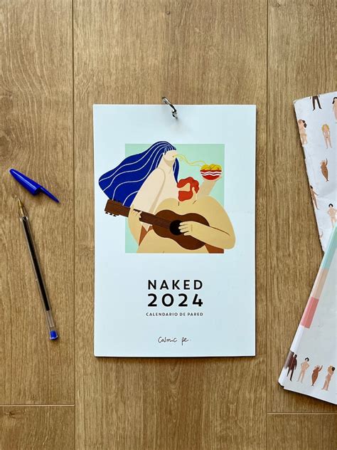 NAKED Wall Calendar Etsy UK