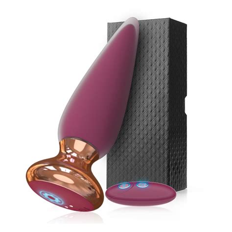 Plug Anal Vibração e Controle Remoto Myntimates Lingeries Pijamas Biquínis e Sex Shop