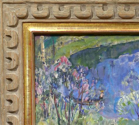 Ivan Kirilov By The Shore Ivan Kirilov Russian Nude Figural 20th C Impressionist Oil For