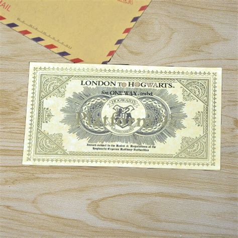 Replica Harry Potter Hogwarts Express Train Tickets & Acceptance Letter | Jedmark