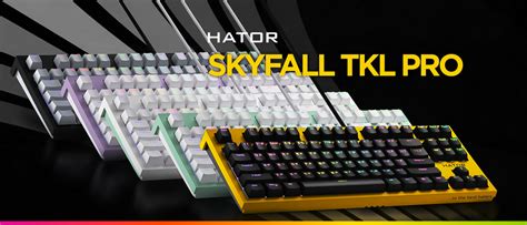 Клавиатура проводная Hator Skyfall TKL PRO ENG/UKR/RUS Black (HTK-655 ...