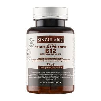 Naturalna Wit B12 Metylokobalamina Superior kapsułki 120 szt