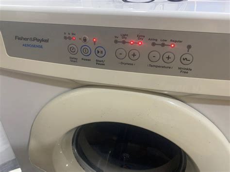 Fisher Paykel Aerosense Dryer Kg No Knobs Or Old Fashioned