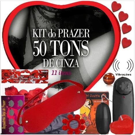 Kit sex shop Prazer Tons De Cinza Produtos Eróticos topgel sexy shop lubrificante sexual
