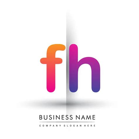 239 Fh Initial Logo Vector Images Depositphotos